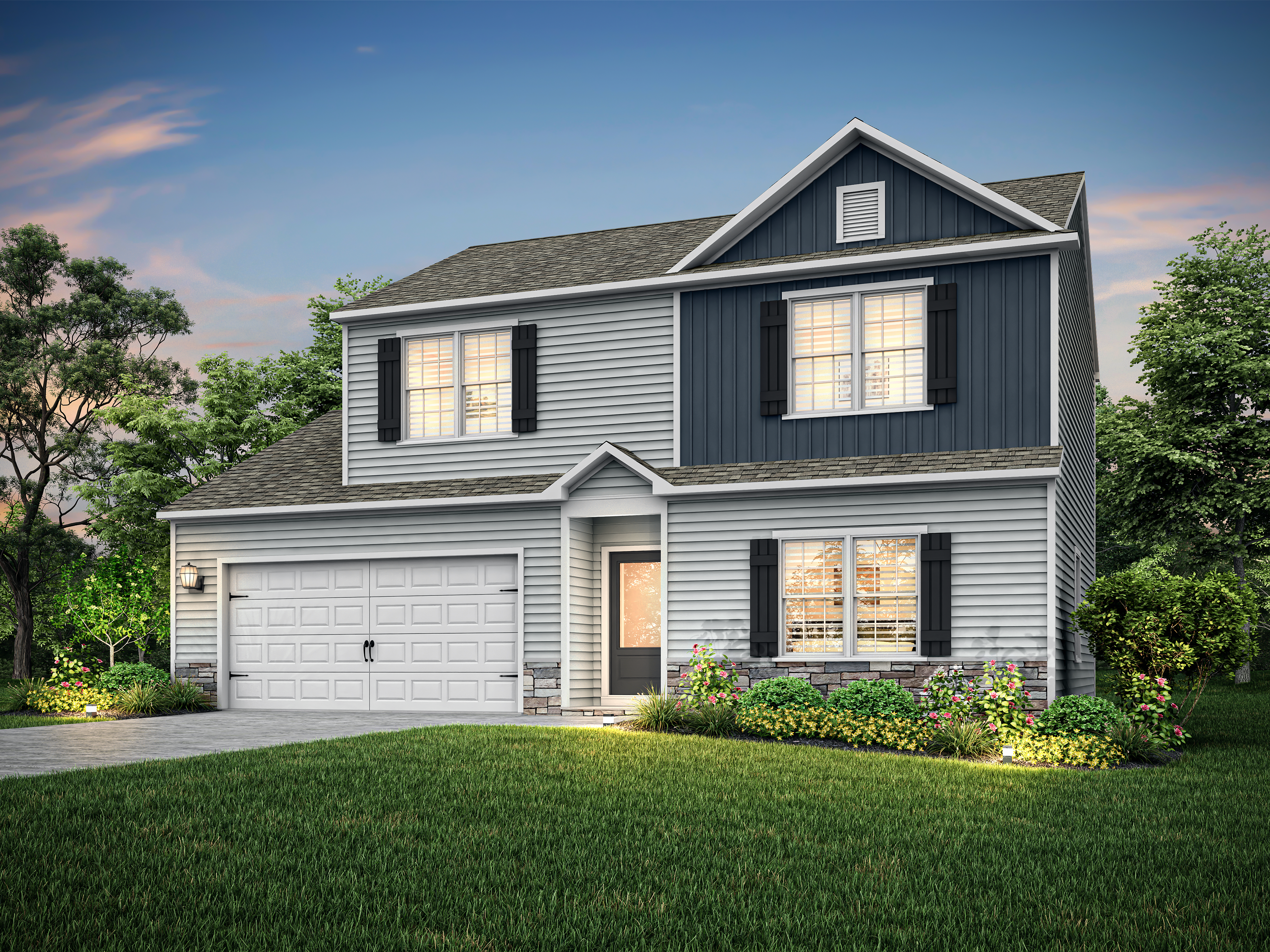 The brand-new Durham floor plan, offered exclusively at Robindale, will feature 3 bedrooms, 2.5 bathrooms and 1,548 square feet of living space.