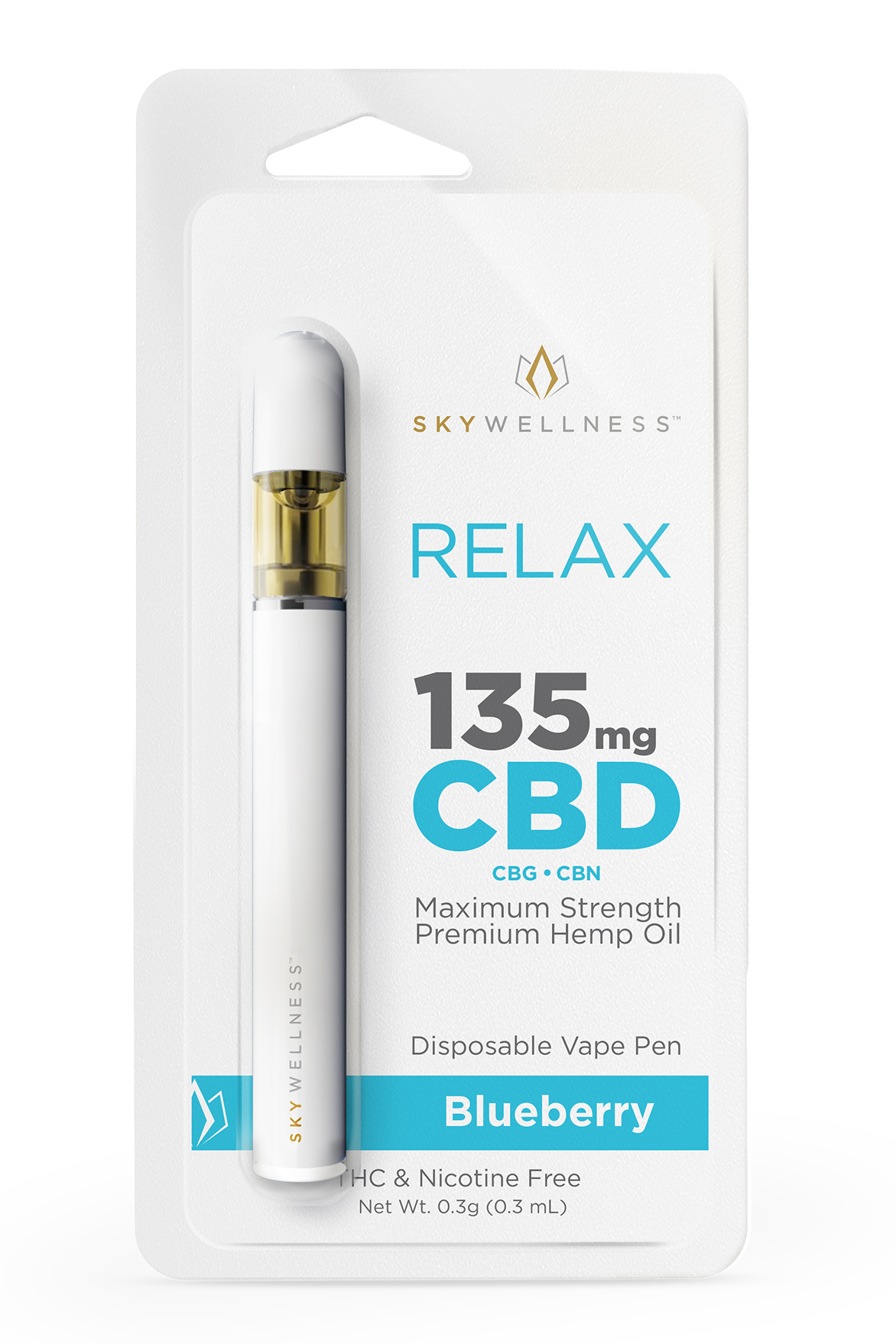 Sky Wellness Relax Vape Pen Blueberry