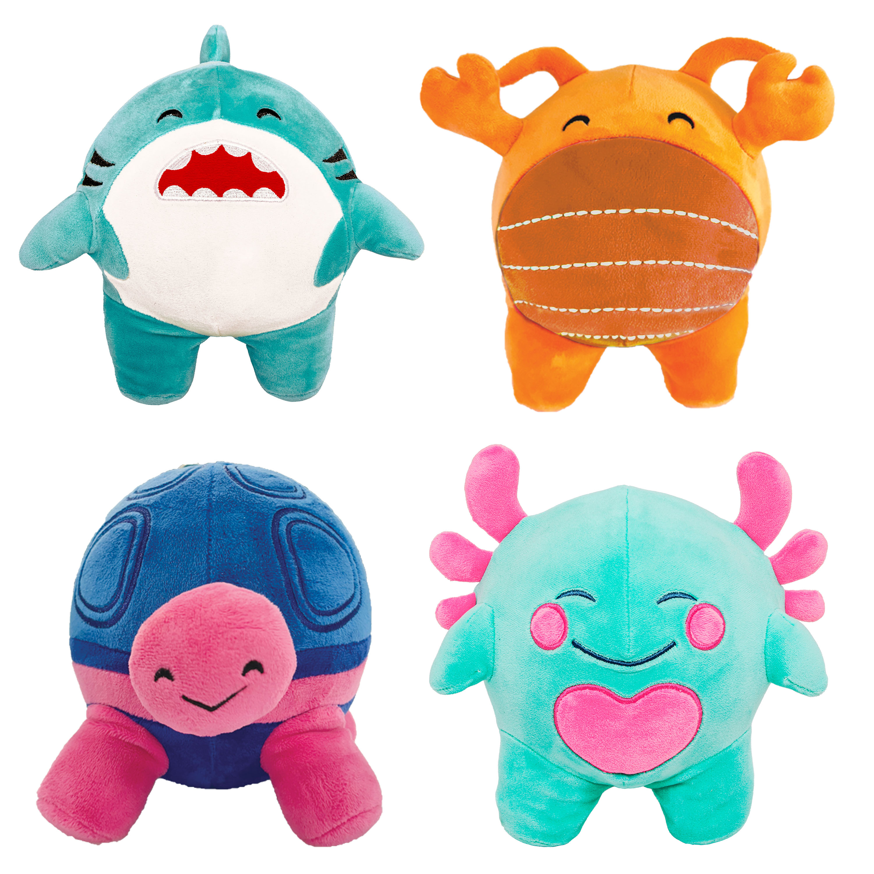 Featured: Shay Shark, Tukka Turtle, Atlas Axolotl and Lyle Lobster