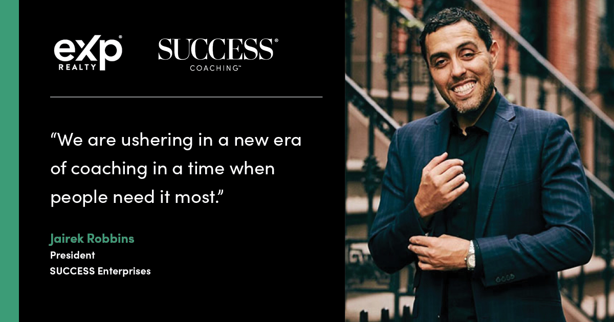 SUCCESS Coaching value proposition to deliver more certified coaching while enhancing the compensation opportunities for eXp Realty agents.