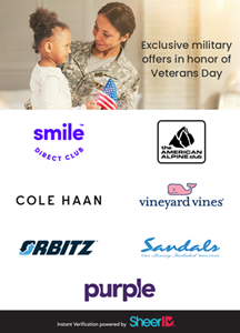 Exclusive Military Offers for Veterans Day