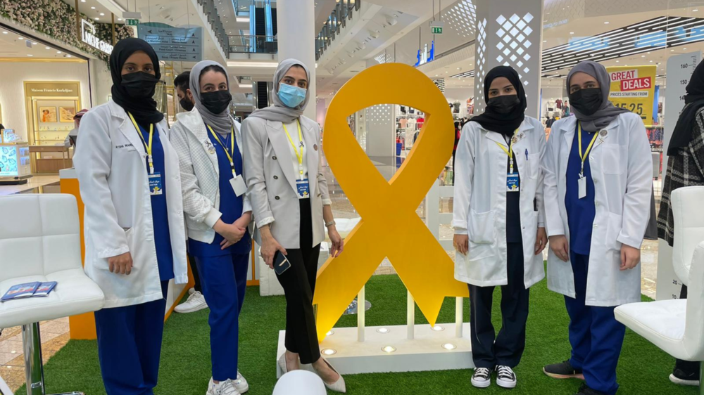 RCSI Bahrain Medicine Alumni Volunteer in a Paediatric Cancer Awareness event, in collaboration with Government Hospitals and local youth initiatives