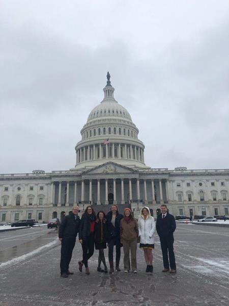 Niman Ranch farmers and National Young Farmers Coalition staff and members in Washington, DC for the Coalition's Annual Convergence. 