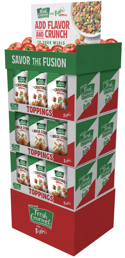 Fresh Gourmet X Tajín Store Display
