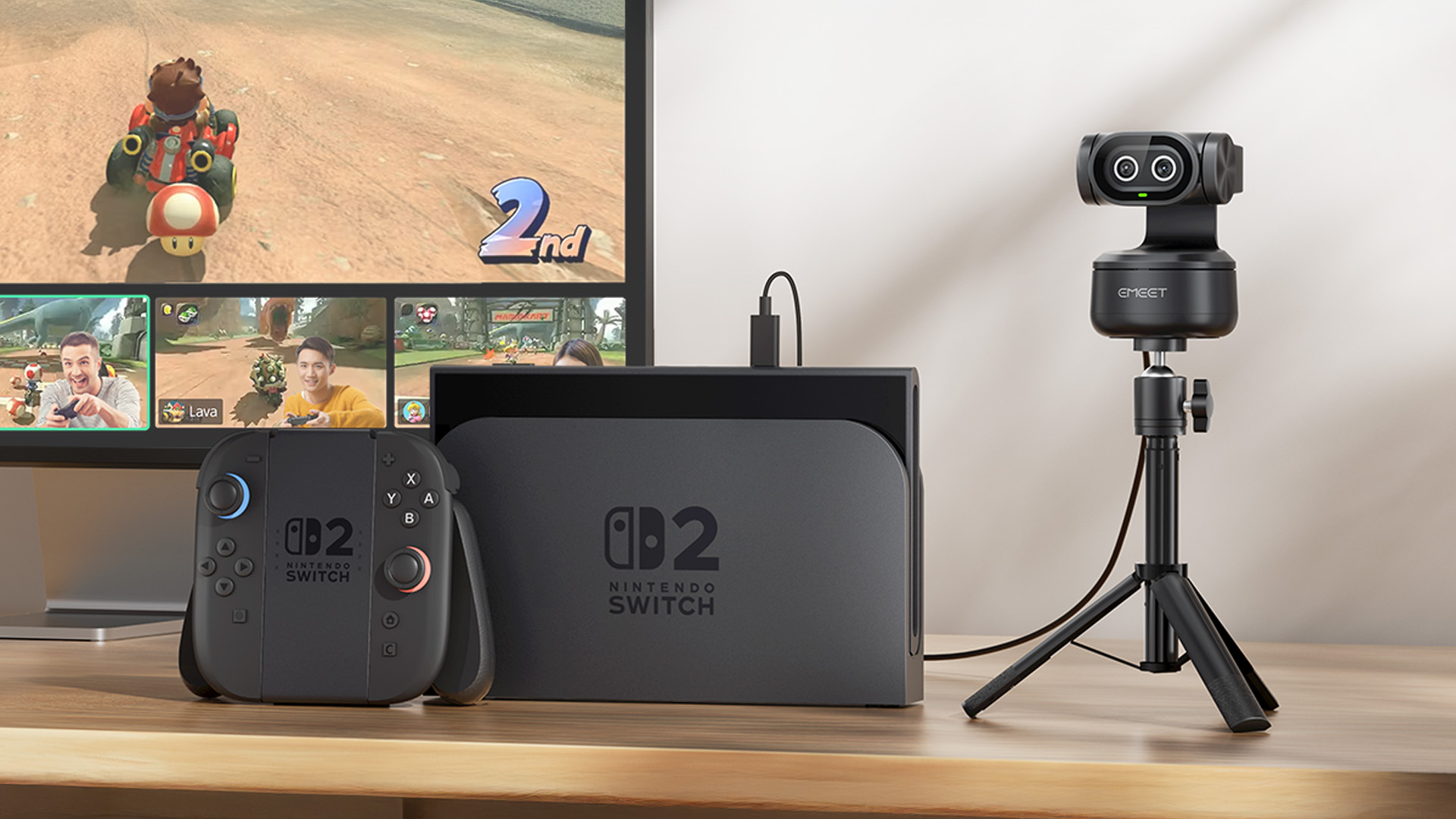 EMEET Debuts PIXY：AI 4K PTZ Webcam