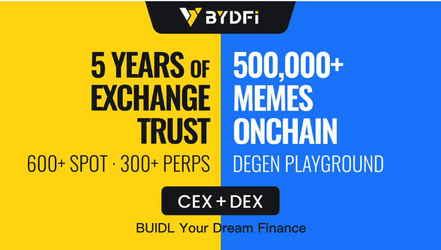 BYDFi Officially Launches On-Chain Trading Tool MoonX, Ushering in the Era of CEX + DEX Dual Engines