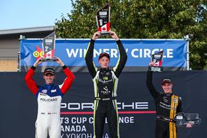 2019 Porsche GT3 Cup Challenge Canada-Lenssen Photo-Indy Saturday Podium