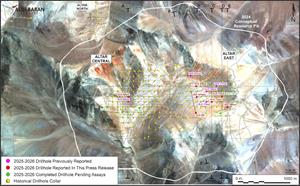 Aldebaran Reports 1,339.30 m of 0.45% CuEq (0.38% Cu, 0.14 g/t Au & 2.54 g/t Ag) including 500 m of 0.71% CuEq (0.58% Cu, 0.35 g/t Au & 1.42 g/t Ag) at the Altar Copper-Gold Project in San Juan, Argentina