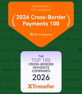 XTransfer named to FXC Intelligence’s 2026 Cross-Border Payments 100 for the Second Consecutive Year
