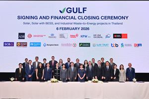 GULF secures THB 60 billion, or approximately USD 1.9 billion, to invest in renewable energy power projects with a total contracted generation capacity of 939 MW