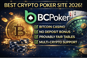 Crypto Poker Site 2026: BC Poker Launches with Bitcoin Casino No Deposit Bonus, Provably Fair Tables and Multi-Crypto Support