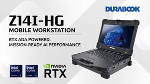 Durabook Announces Z14I-HG Rugged Mobile Workstation, the World’s First AI-ready Fully Rugged Mobile Workstation Delivering AI Performance up to 682 TOPS