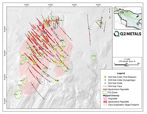 Q2 Metals Discovers High Grade Zone with 170.2 Metre Intercept of 1.99% Li₂O, Including 40.1 m of 2.89% Li₂O at the Cisco Lithium Project
