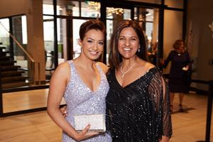 Crystal Goomansingh (host) with Mina Mawani (President & CEO, Crohn’s and Colitis Canada)