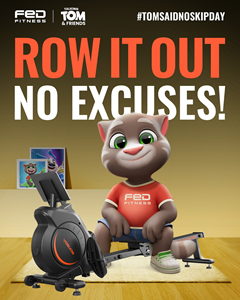 FED Fitness x Talking Tom Kick Off Global “Tom Said No Skip Day” Campaign Ahead of Prime Sales Events
