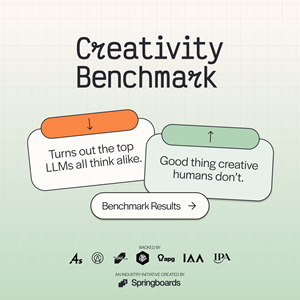 World’s First LLM Benchmark for Creativity Finds AI Tools are More Similar Than You Think