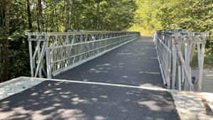 Acrow Supplies Permanent Replacement to Reconnect Foothills Recreational Trail in Pierce County, Washington