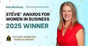 Kate McAfoose, P.E., president of Chang Robotics and co-founder of Curabotics, named a finalist for two Stevie® Awards in the 2025 Stevie Awards for Women in Business