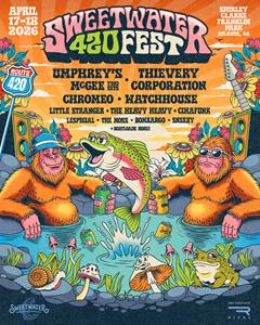 SweetWater 420 Fest Unveils Powerhouse 2026 Lineup: Umphrey’s McGee, Thievery Corporation & Chromeo to Headline