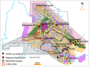 Figure 1 Ngayu Belt.  Developing Prospectivity, Work Programs and Drill Targets for 2020