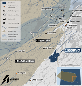 Aventis Energy Confirms High-Grade Uranium Mineralization up to 8.10% U₃O₈ at Surface on the Corvo Project