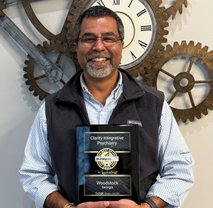 Clarity Integrative Psychiatry Named Best of BusinessRate 2025 – Top Psychiatrist in Woodstock, Georgia