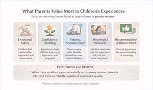 What Parents Look for in High-Quality Children’s Experiences, According to Reviews