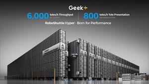 Geekplus Unveils RoboShuttle Hyper, Raising the Throughput Ceiling for Tote-to-Person Fulfillment