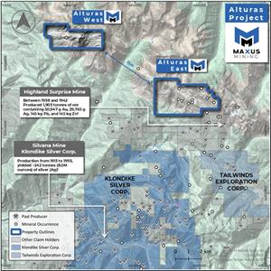 Maxus Mining Identifies Multiple Zones of High-Grade Mineralization from 2025 Surface Program at Alturas East