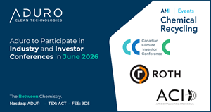 Aduro Clean Technologies to Participate in Industry and Investor Conferences in June 2026