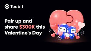 Toobit Celebrates Valentine's Day with $300,000 in Rewards for Trading Duos