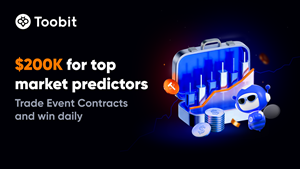 Toobit's $200K Event Contracts Campaign Returns with Easier Ways to Win Daily