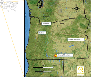 QGold Resources Engages SLR Environmental to Advance Permitting for Quartz Mountain Gold Project