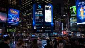 Sambaex debuted in Times Square, New York, attracting attention from international financial institutions