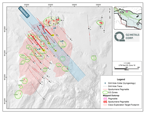 Q2 Metals Reports Multiple Wide, Mineralized Intercepts from Infill Drilling at the Cisco Lithium Project, Including 95.1 m and 81.9 m each Grading 1.56% Li₂O