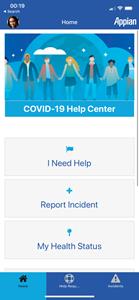 Appian's COVID-19 App Help Center
