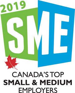 2019 logo for Canada's Top Small & Medium Employers