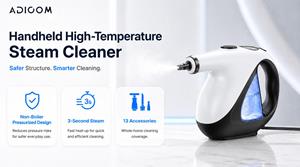 As Steam Cleaner Recalls Put Burn Risks in Focus, Adicom Introduces Instant Heating Handheld Steam Cleaner With Non-Boiler Pressurized Structure