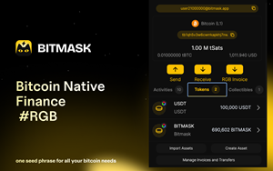 RGB20: BitMask Goes Mainnet with RGB Smart Contracts as Tether Prepares to Issue Stablecoins on Bitcoin