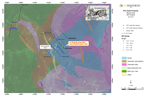 Figure 2: Plan Map of the Nib Prospect