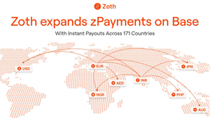 Zoth Expands zPayments on Base with Instant Payouts Across 171 Countries, Targets $6B in Annual Volume