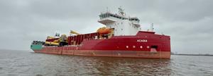 Great Lakes Dredge & Dock Takes Delivery of Acadia, a State-of-the-Art Subsea Rock Installation Vessel