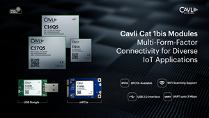 Cavli Cat 1bis Modules: Multi-Form-Factor Connectivity for Diverse IoT Applications