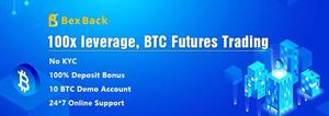 No KYC. 100x Leverage. $50 Welcome Bonus. Crypto Futures Trading Made Easy on BexBack