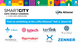 LoRaWAN® Deployments and Applications for Smart Cities Expand; Fastest-Growing LPWAN Technology for Smart City Use Cases