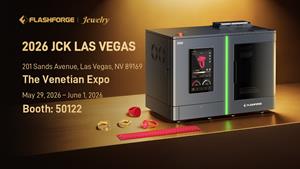 Flashforge Unveils the World's First Desktop Wax 3D Printer, WJ51C, at JCK 2026