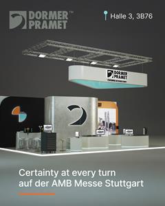 Bring your machining challenges to the Dormer Pramet experts at AMB 2026
