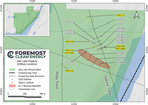 Foremost Clean Energy Announces Successful Completion of 2025 Drill Program and Commencement of Historic Core Sampling Program at its Jean Lake Gold-Lithium Project