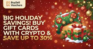 BuySellVouchers Launches Holiday Sale: Save Up to 30% When Buying Gift Cards With Crypto