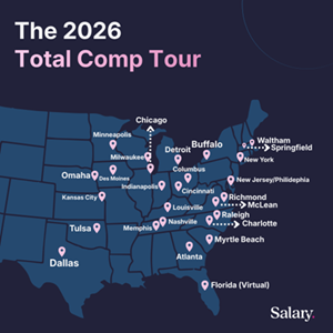 Salary.com and WorldatWork Launch the Total Comp Tour, a 26-City Event Series Bringing Compensation Professionals Together Across the U.S.